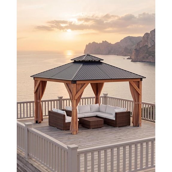 15 Best Gazebos for Backyards in 2026 12 hardtop wood gazebo 10x10
