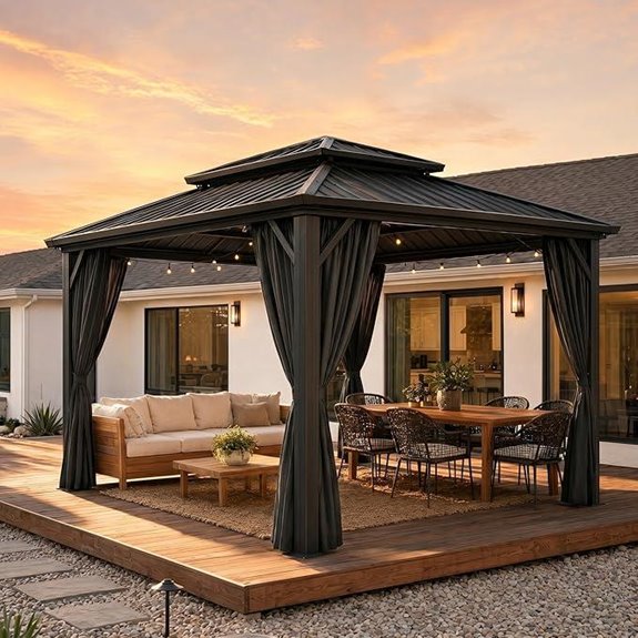14 Best Gazebos for High Winds in 2026 13 hoteel 10x12 hardtop gazebo