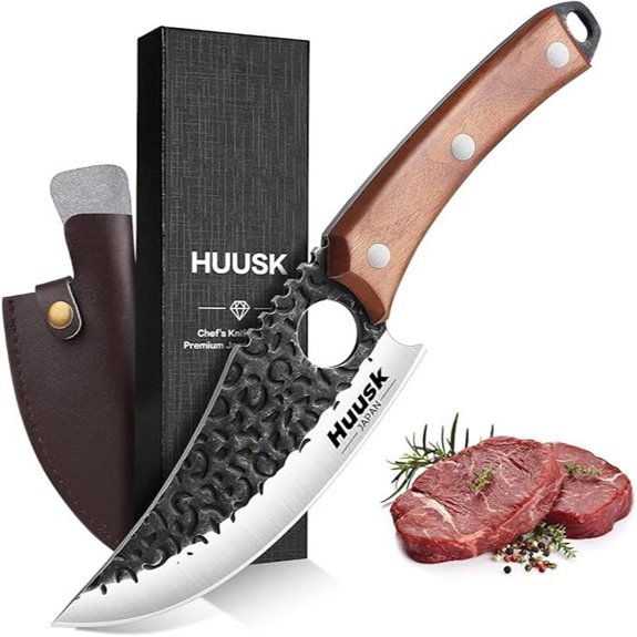 10 Best Outdoor Cooking Knives for 2026 (Slice in Style) 2 huusk viking hand forged