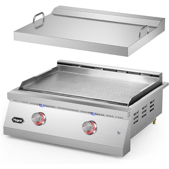 15 Best Built-In Griddles for Outdoor Kitchens in 2026 2 hygrill 30 inch propane griddle