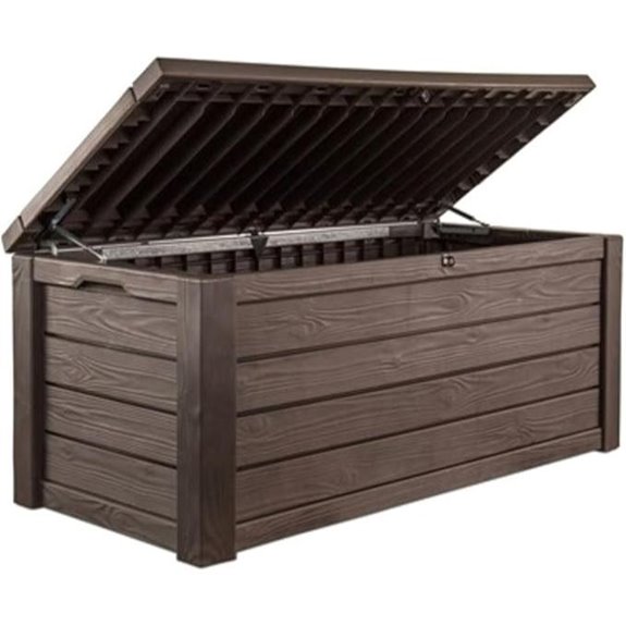 7 Best Outdoor Tool Storage Solutions for 2026 2 keter 150 gallon resin deck box