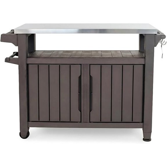 10 Best Outdoor Kitchen Islands for 2026 (Entertain Like a Pro) 3 keter outdoor rolling cart