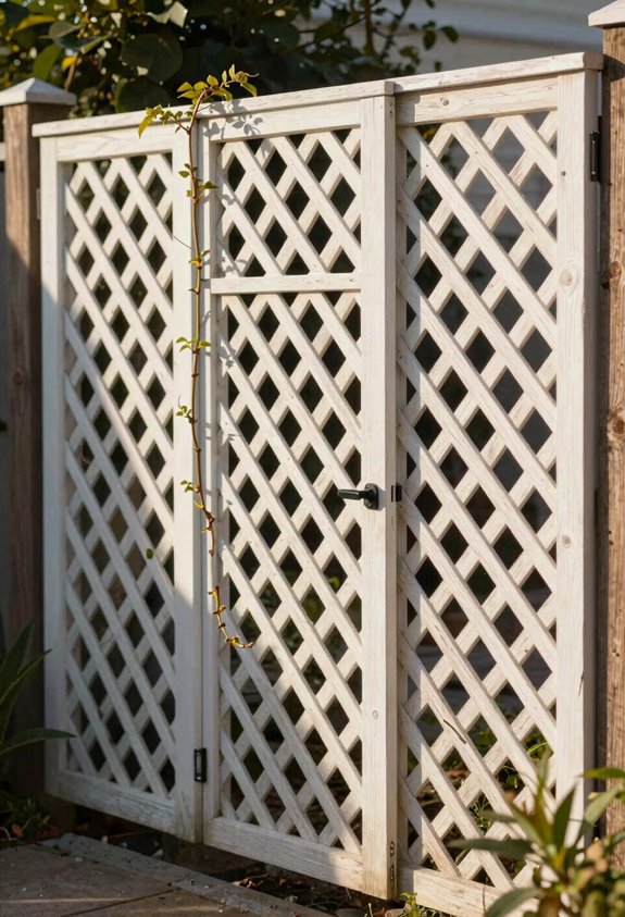 10 Cheap Backyard Fence Ideas That Actually Look Good 9 lattice privacy panels affordable