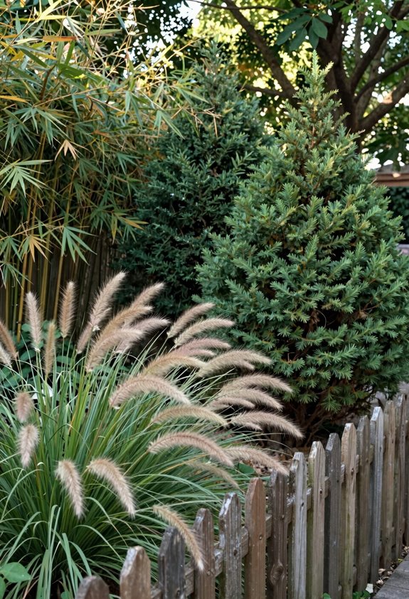 7 Backyard Landscape Privacy Ideas That Actually Work 2 layered plantings create breathable privacy