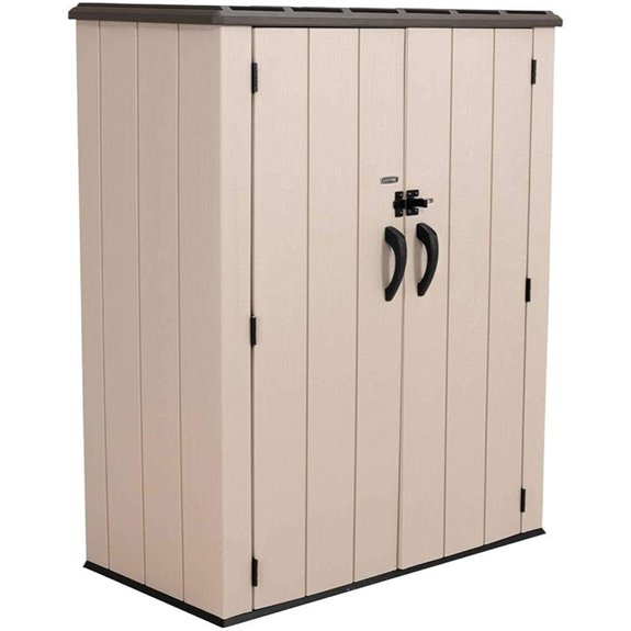 7 Best Outdoor Tool Storage Solutions for 2026 4 lifetime vertical resin outdoor storage shed