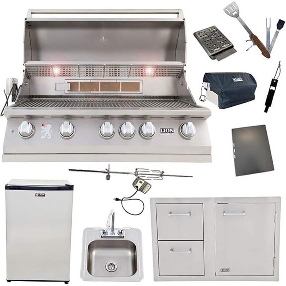 10 Best Rated Outdoor Kitchen Appliances for 2026 5 lion 40 natural gas grill package