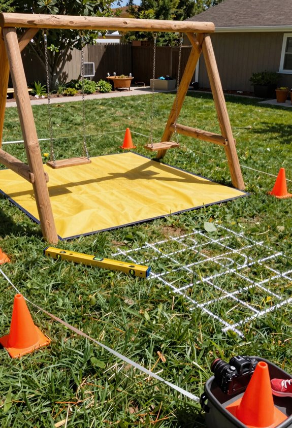 5 DIY Backyard Playground Ideas for Weekend Projects 3 measure what matters safety zones clearly