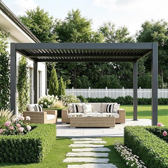 7 Best Louvered Pergolas for 2026 4 mellcom 10x12 pergola roof
