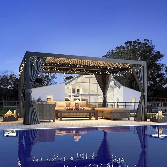 7 Best Pergola With Louvered Roof for 2026 3 mellcom louvered pergola roof