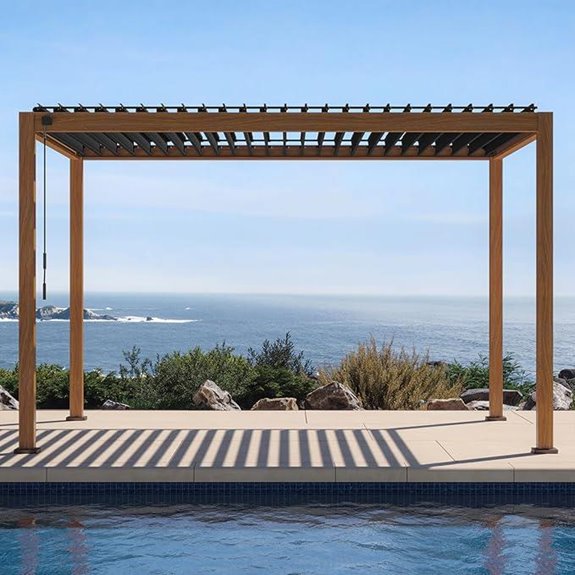 7 Best Pergola With Louvered Roof for 2026 5 mirador 111s aluminum pergola