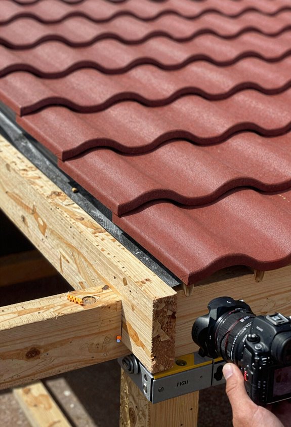 Build a Patio Cover in 3 Simple Steps 3 osb decking synthetic paper onduline tiles