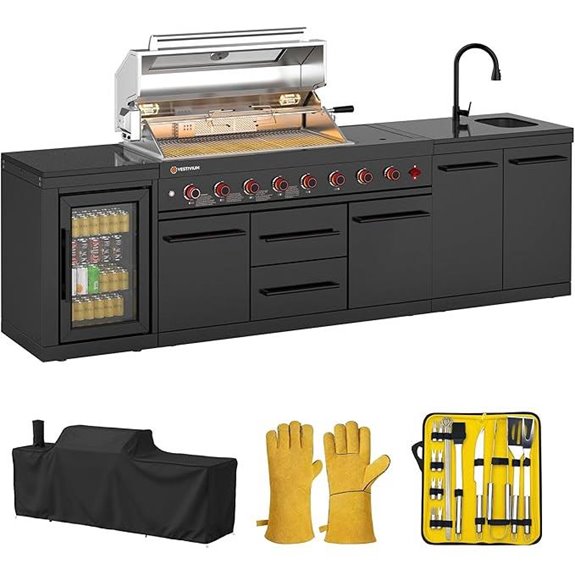 10 Best Modular Outdoor Kitchens for 2026 2 outdoor kitchen grill station natural