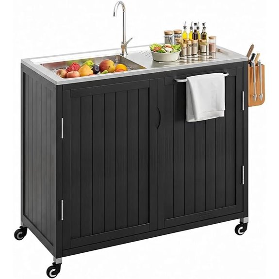 10 Best Outdoor Kitchen Islands for 2026 (Entertain Like a Pro) 10 outdoor stainless steel sink island with storage