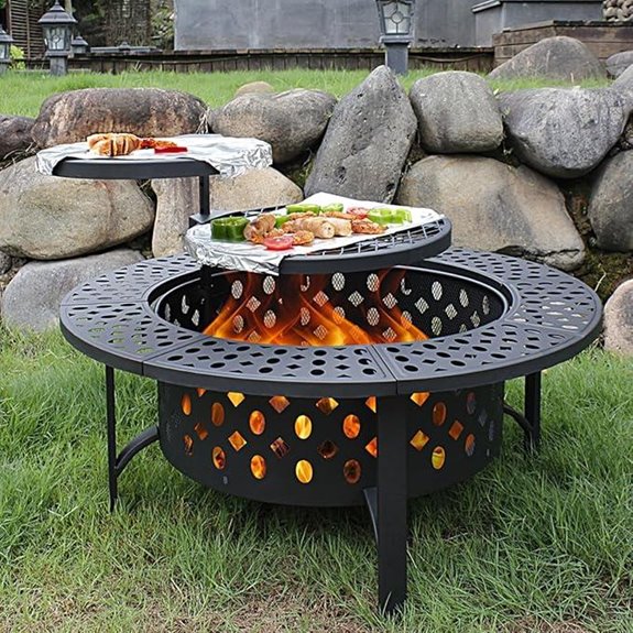 10 Best Fire Pits for Decks in 2026 4 outvue 36 fire pit with grills