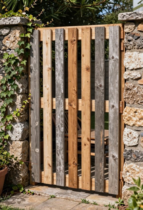 7 Best Cheap Fence Ideas for Backyard Privacy 1 pallet fence diy supply specifics