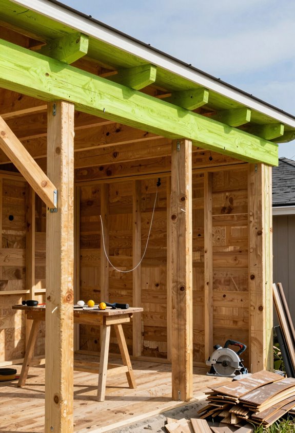5 DIY Patio Cover Ideas You Can Build This Weekend 2 patio roof framing specifics