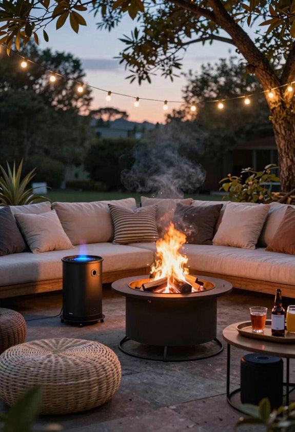 3 Outdoor Entertainment Area Ideas for Every Budget 1 propane convenience versus wood authenticity