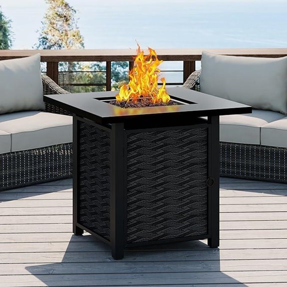 10 Best Fire Pits for Covered Patios in 2026 6 propane fire pit table