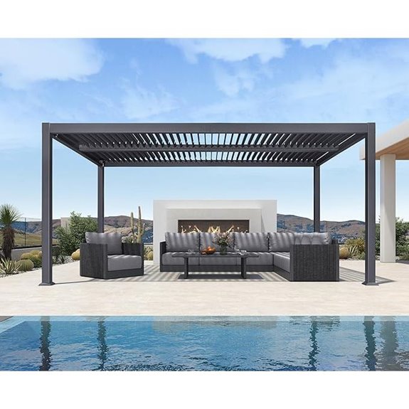 15 Best Pergolas for High Winds in 2026 2 purple leaf 11 5 measurement details