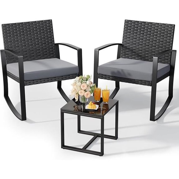 15 Best Affordable Outdoor Furniture for 2026 3 qsun 3 piece grey set