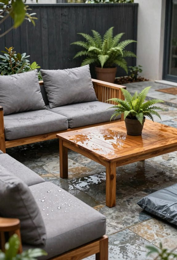 Can Outdoor Furniture Get Wet? 6 quick dry cushions mold proofing