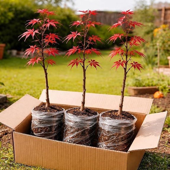 10 Best Shade Trees for Backyards in 2026 6 red maple seedlings for planting