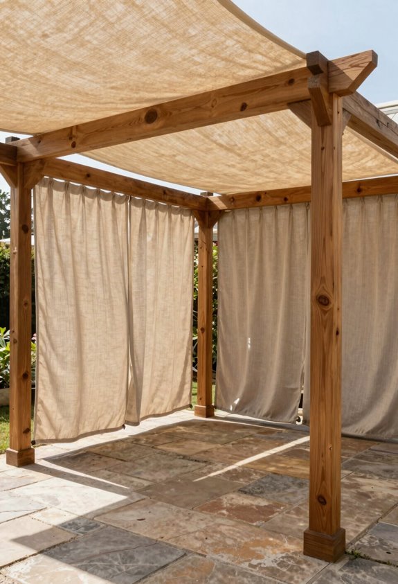 5 DIY Patio Cover Ideas You Can Build This Weekend 5 retractable privacy curtains for patio