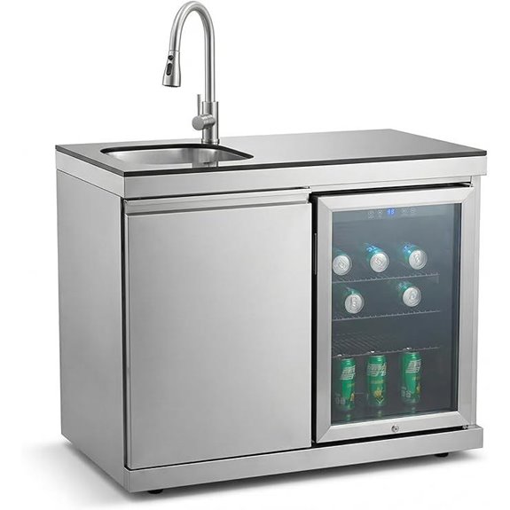 10 Best Outdoor Kitchen Refrigerators for 2026 10 rigo outdoor sink fridge combo