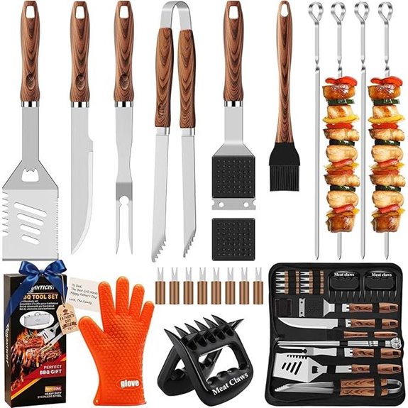 10 Best Grilling Tool Sets for 2026 6 romanticist 23pc bbq set