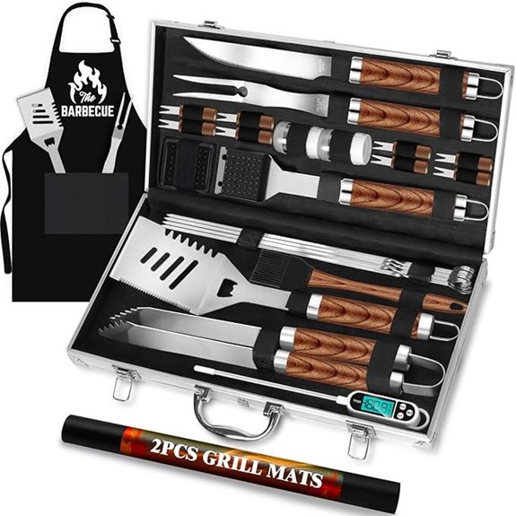 5 Best BBQ Tool Sets With Cases for 2026 4 romanticist bbq grill accessories set