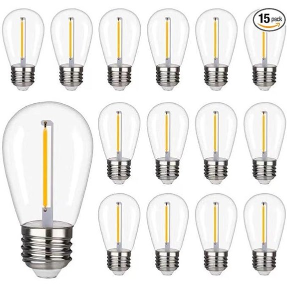 10 Best Outdoor Lighting Bulbs for 2026 5 s14 led 15 pack bulbs