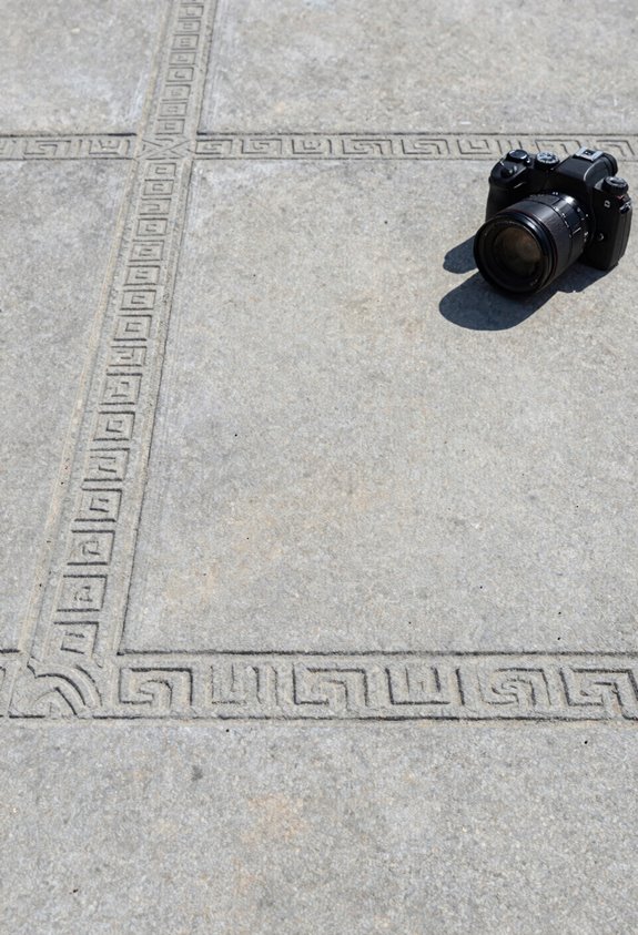 7 Concrete Patio Ideas on a Budget That Actually Look Expensive 6 selective stamping border focus