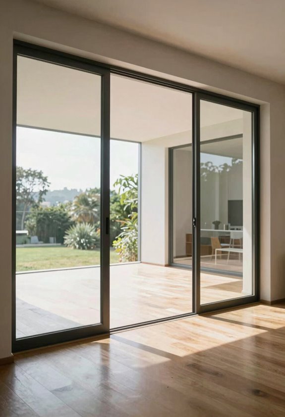 7 Alternatives to Patio Doors for Your Home 2 slimline doors near invisible sightlines