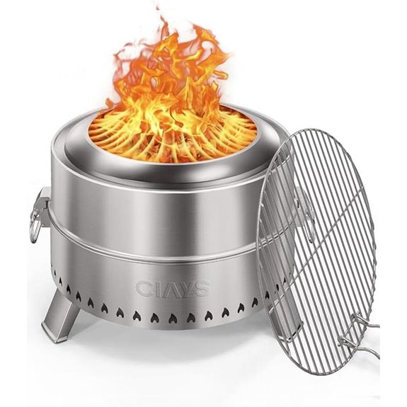 15 Best Smokeless Fire Pit Reviews for 2026 3 smokeless fire pit with grill