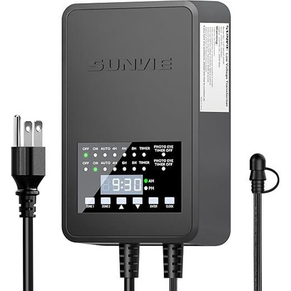 9 Best Outdoor Lighting Transformers for 2026 1 sunv ie 300w transformer timer