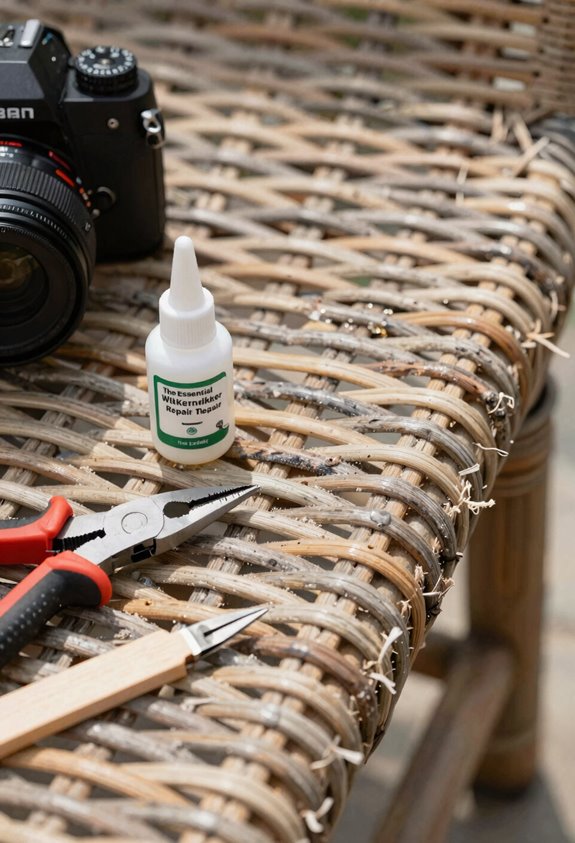 10 Steps to Repair Wicker Patio Furniture 3 synthetic wicker repair toolkit essentials