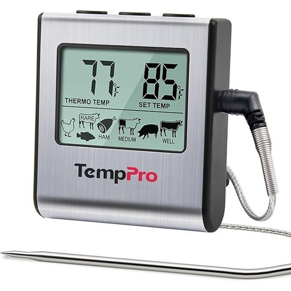 7 Best Meat Thermometers for Grilling in 2026 4 temppro tp16 thermometer probe