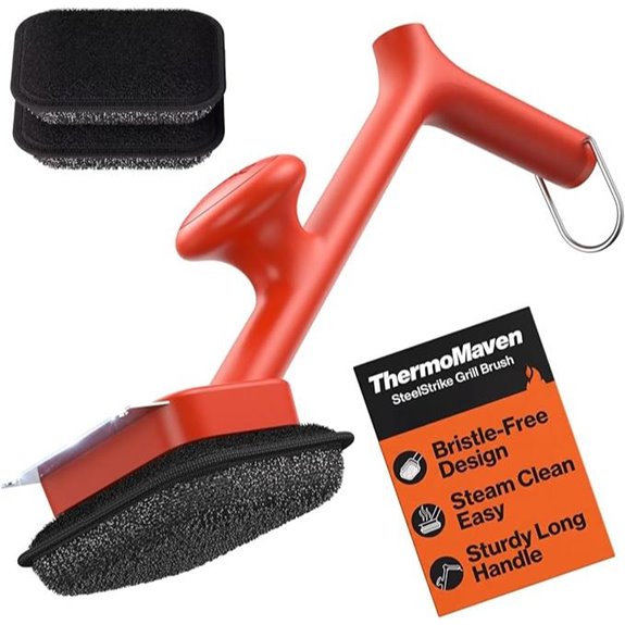 10 Best BBQ Cleaning Tools for 2026 8 thermomaven bristle free grill brush