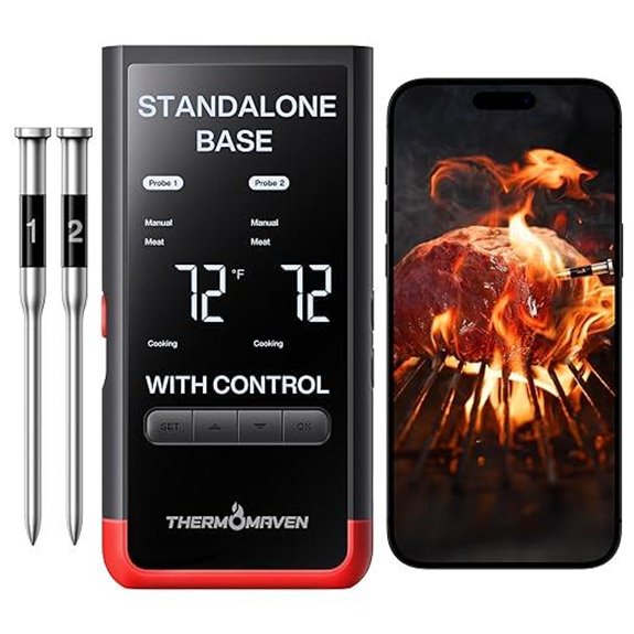 7 Best Meat Thermometers for Grilling in 2026 7 thermomaven dual probe bluetooth thermometer