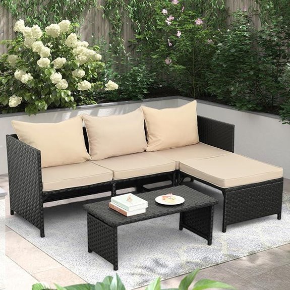 15 Best Affordable Outdoor Furniture for 2026 11 three piece outdoor rattan set