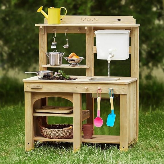 7 Best Outdoor Mud Kitchens for 2026 (Messy Play Approved) 2 tiny land outdoor mud kitchen