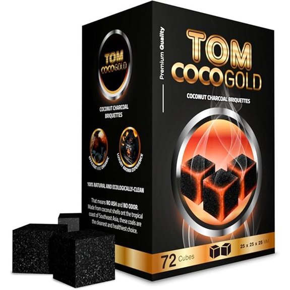 10 Best Charcoal for Grilling in 2026 8 tom coco 72 natural coconut