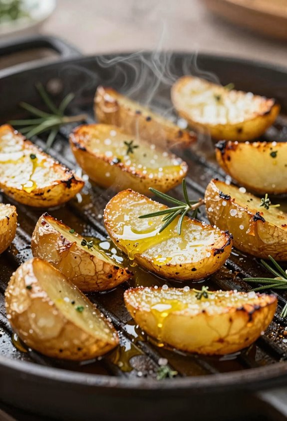 How Do You Grill Potatoes in 5 Easy Steps 3 tossed potatoes with oil and salt