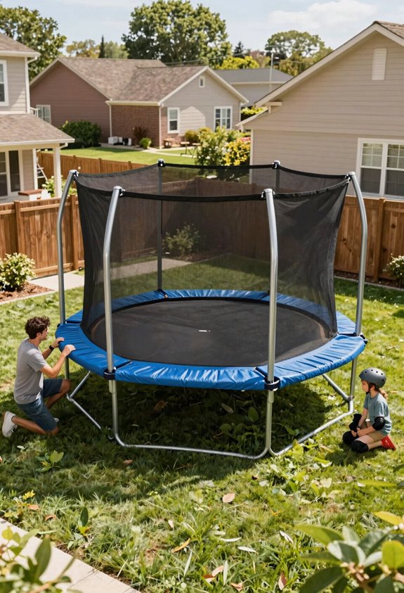 Are Backyard Trampolines Safe? 7 trampoline safety single jumper supervision