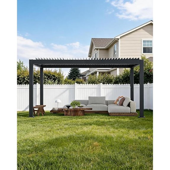 7 Best Louvered Pergolas for 2026 1 twelve numeric standing alone