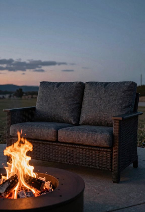 3 Best Fire Pit Chairs for 2026 3 two person 44 inch wide fire chair