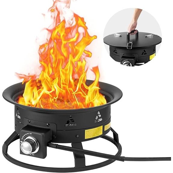 10 Best Fire Pit Brands for 2026 (Cozy Nights Await) 6 vevor 19 inch propane fire pit