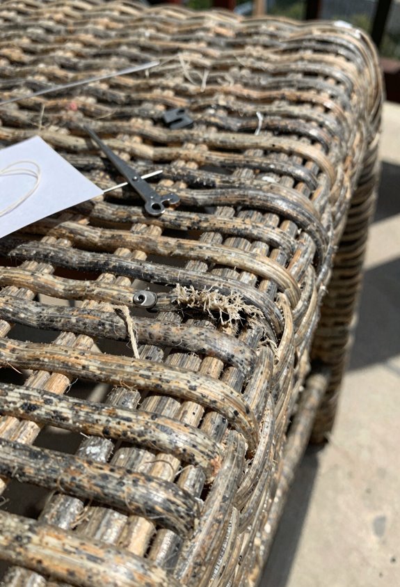 10 Steps to Repair Wicker Patio Furniture 1 wicker damage assessment reveals vulnerability
