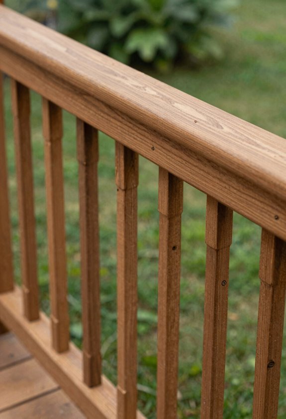 5 Types of Deck Railing for Your Home 1 wood railings demand constant upkeep